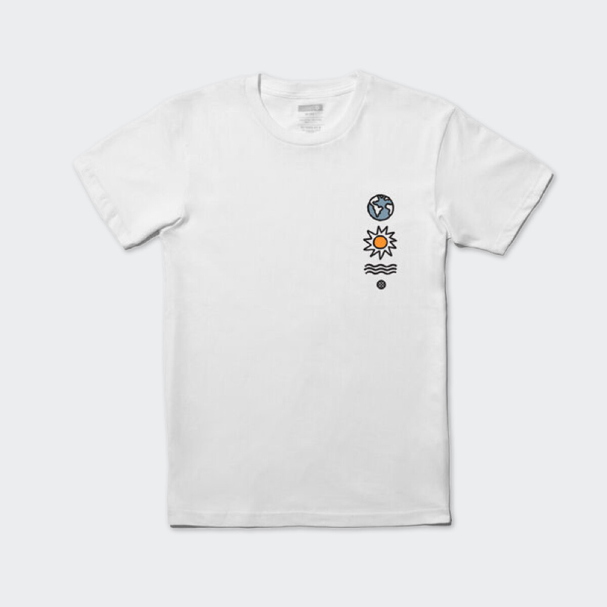 Remera Stance System Down - Blanco 