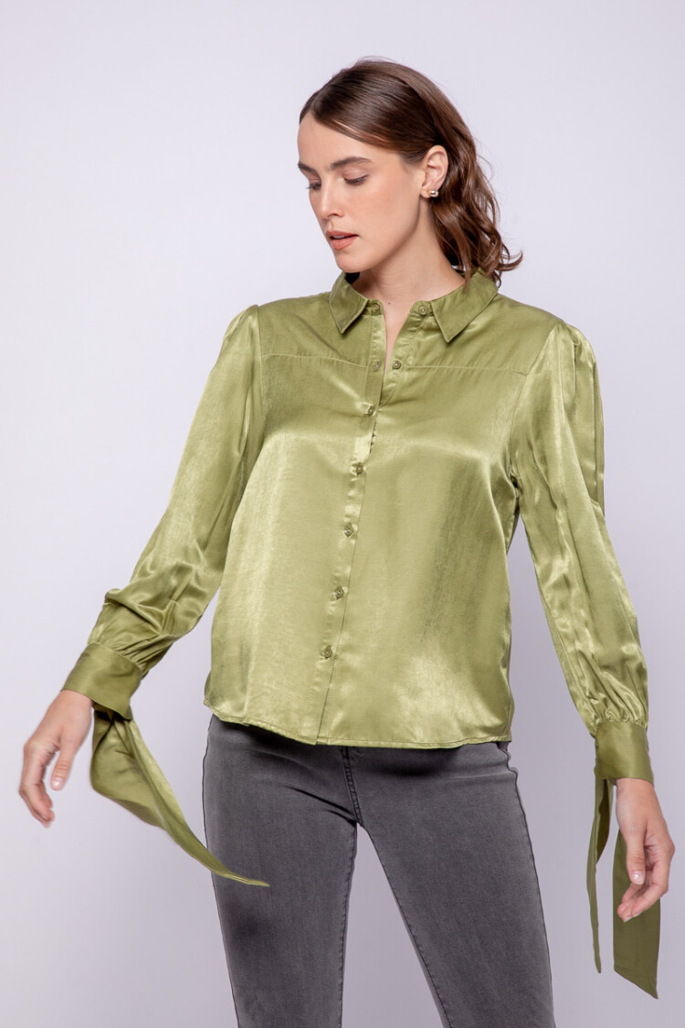 CAMISA ROSAURA Verde Musgo