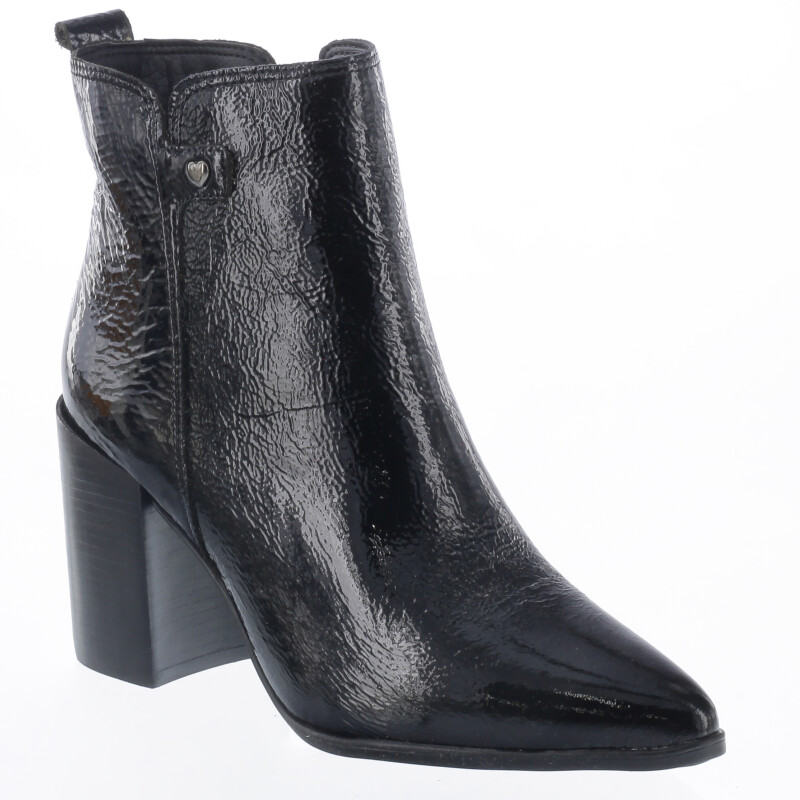 Bota de Mujer Bottero lisa formal Negro Charol