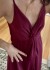Vestido Knot Bordó