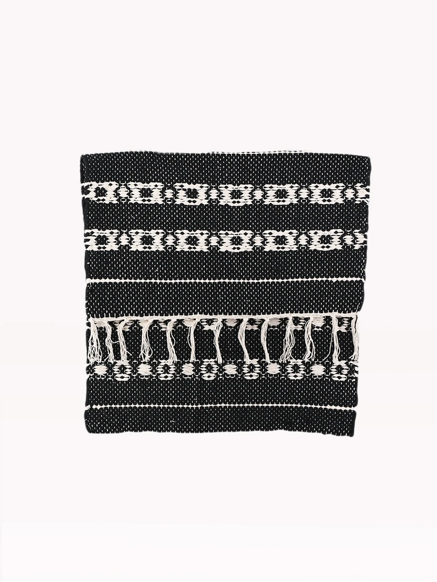 ALFOMBRA TRAMADO - NEGRO 