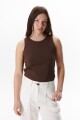 MUSCULOSA DOBLE MARRON