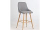 Banqueta BRUNA en PU Gris