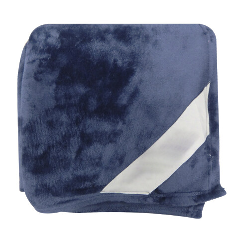 Frazada Flannel 1 Plazas Home Class 150 x 240 cm AZUL MARINO