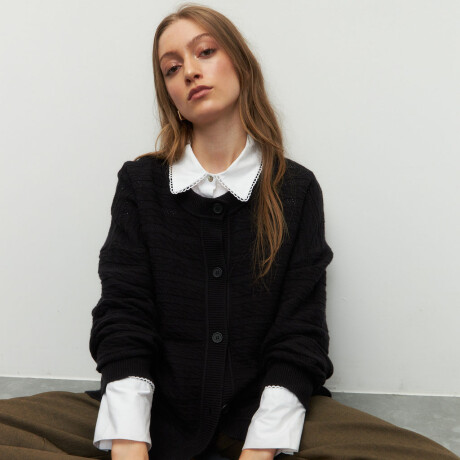 CARDIGAN TEO Negro