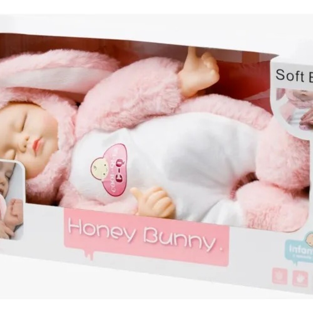 Muñeca Bebote Hora De Dormir musical blanco