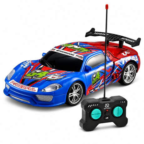 Auto Deportivo RC Racing Rivalry Control Remoto 1:22 Rojo/azul
