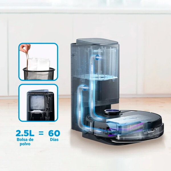 Aspiradora Y Trapeadora Robot Midea S8+ ASPIRADORA ROBOT MIDEA S8+ NEGRO