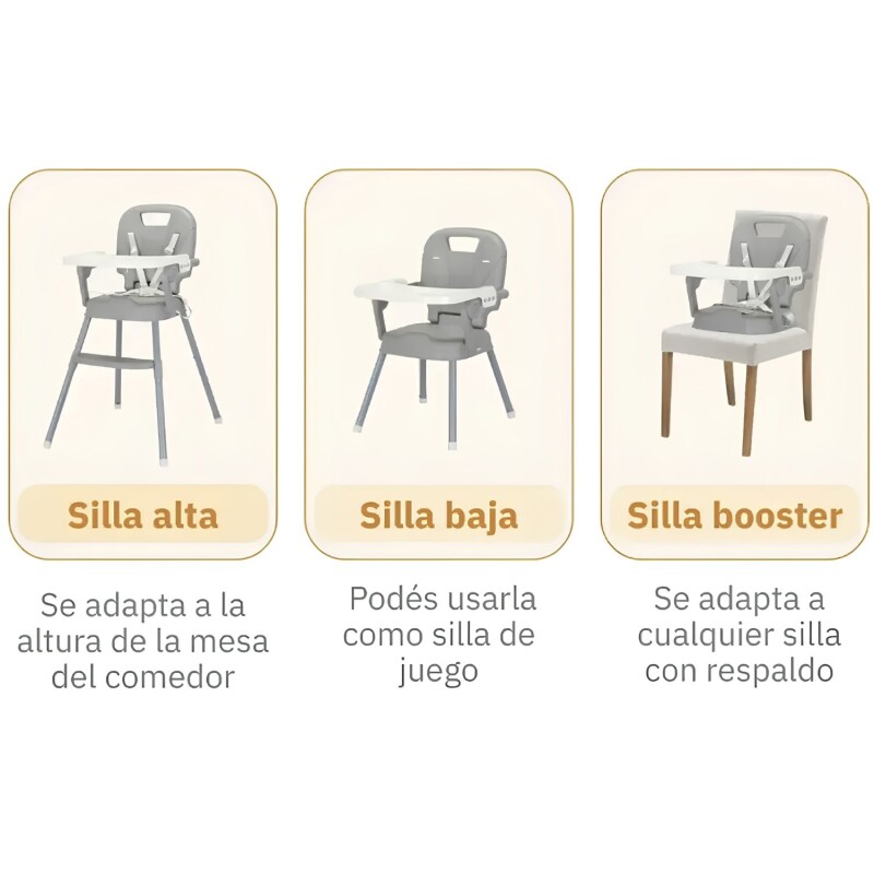 Silla de bebé multiuso, practica y cómoda 3 en 1 Verde