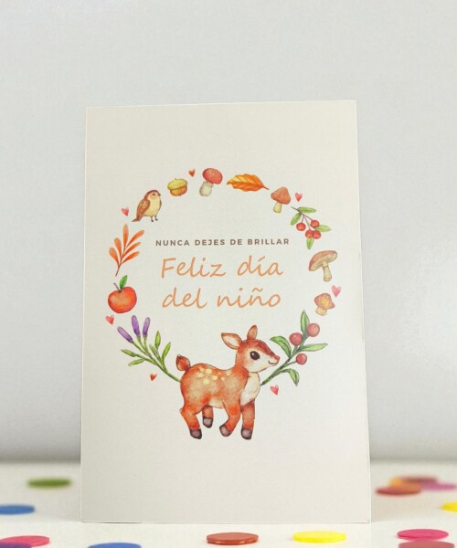 Tarjeta día del niño 10x15 DISEÑO 2