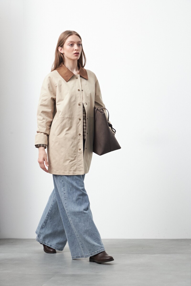 TRENCH SOLENE Beige