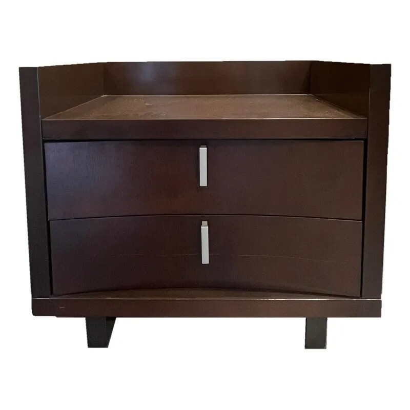 Mesa de luz con 2 cajones - MERCADERIA CON DETALLES Mesa de luz con 2 cajones - MERCADERIA CON DETALLES