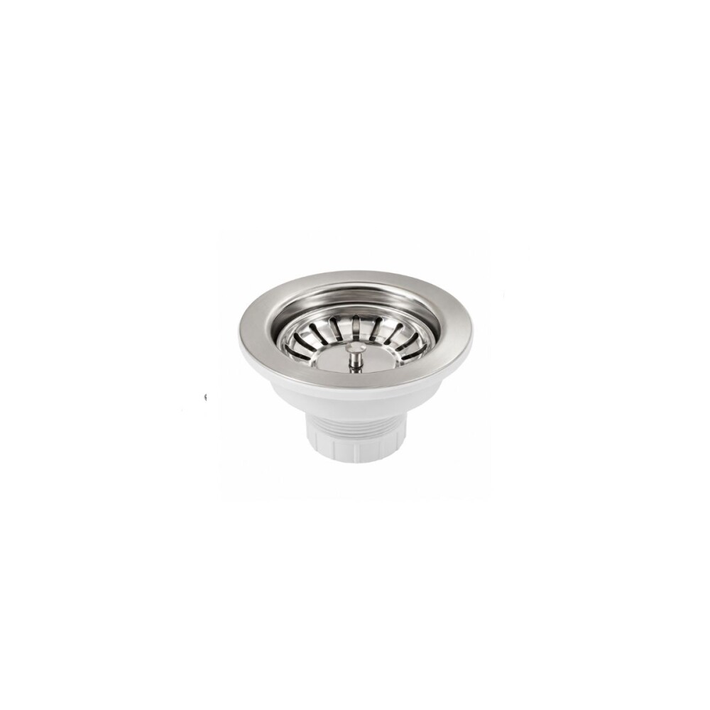 Válvula pileta cocina canastilla 4.1/2" acero/pp (DV005) Válvula Pileta Cocina Canastilla 4.1/2" Acero/pp (dv005)