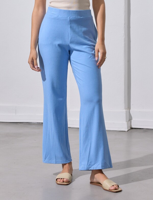 Pantalon Comfy Wide CELESTE OSCURO