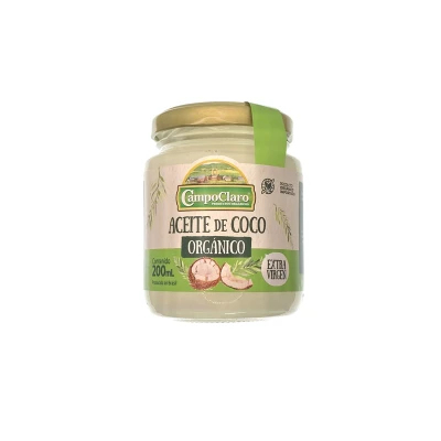 ACEITE DE COCO EXTRA 200ML CAMPOCLARO Aceite De Coco Extra 200ml Cam