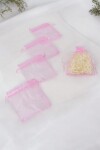 Pack x 100 - Bolsas organza 8x11 cm ROSA