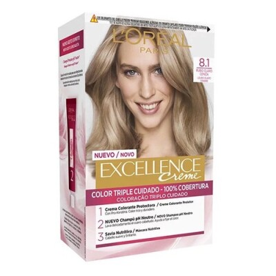 Tinta L´oreal Excellence 8.1 Rubio Cla Ceniza Tinta L´oreal Excellence 8.1 Rubio Cla Ceniza