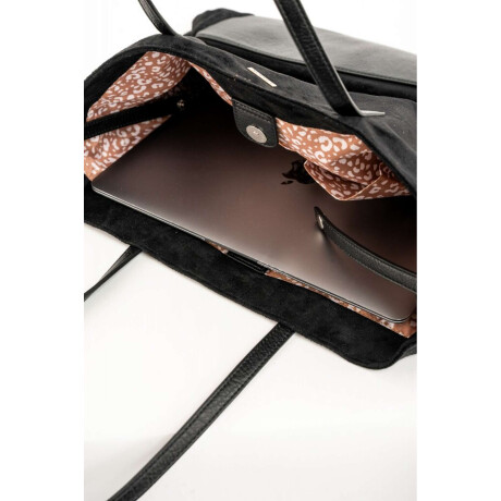 Travel Bag Gamuza Vegana Negro