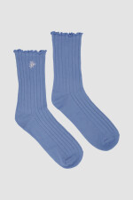 Medias morely volado Azul piedra