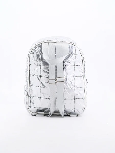 MOCHILA INFANTIL PLATEADO