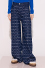 JEANS WIDE WINTER KISS Azul