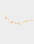 Pulseras Flexibles Con cubic zirconia Pulsera Con Dijes Bañada En Oro - Dorado