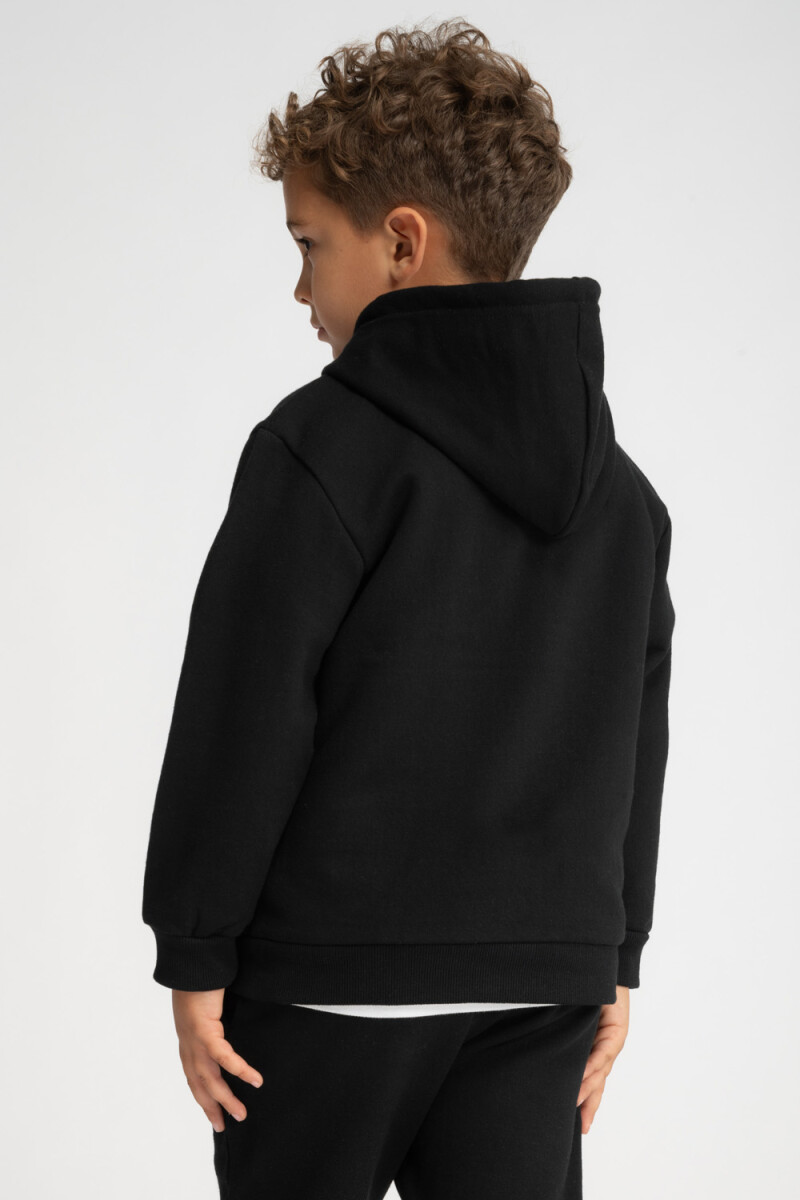 Campera deportiva Negro