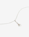 Cadena Corta con Dije Perla Cadena Con Dije Plata 925 - Plateado