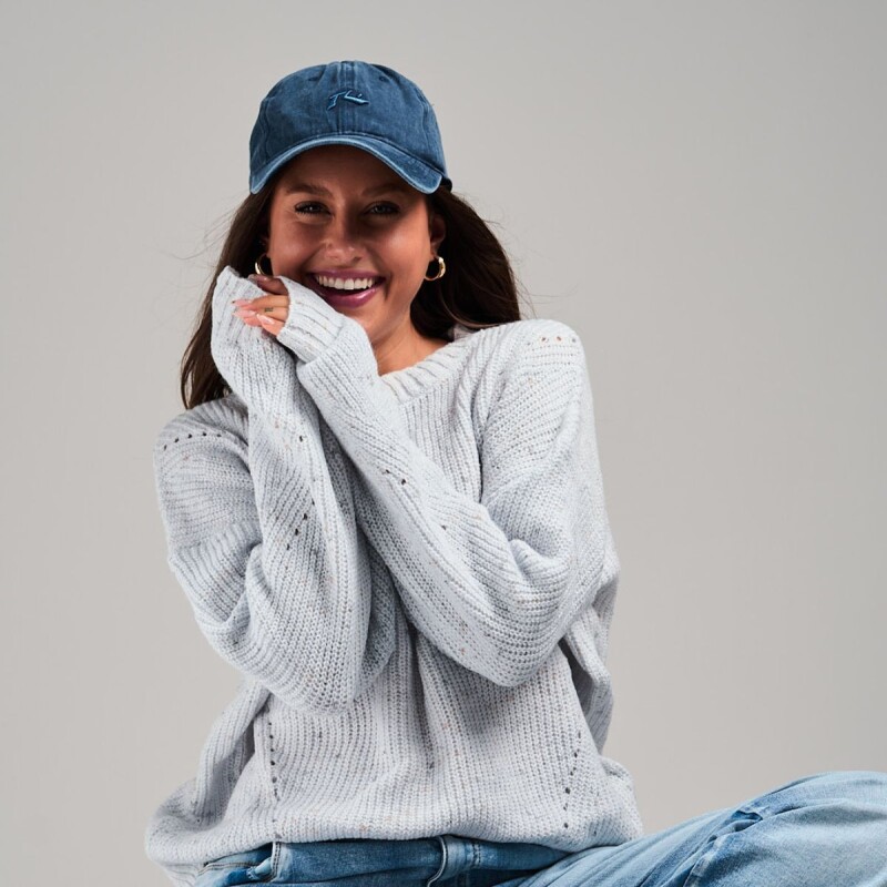 Buzo Tejido Slowly Light Blue