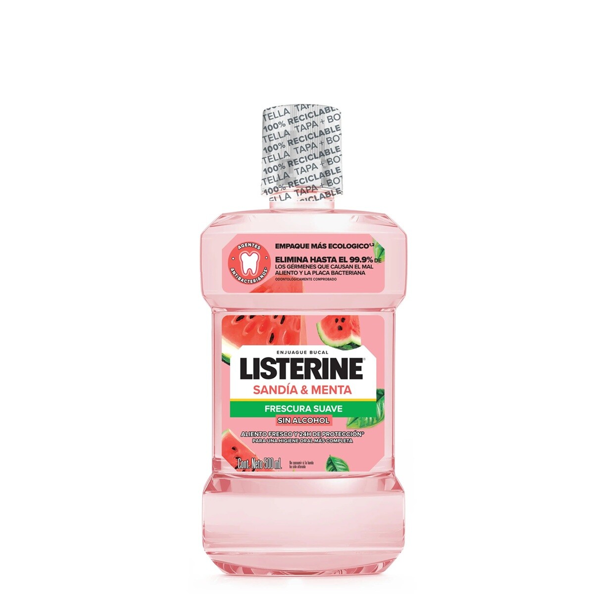 Enjuague Bucal Listerine Sandia Y Menta 500 Ml. 