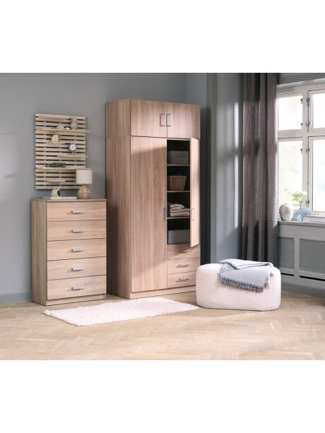 Armario FANDRUP 97x176 combi roble claro Armario FANDRUP 97x176 combi roble claro