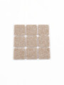 ALMOHADILLA CUADRADA SET X 9 BEIGE