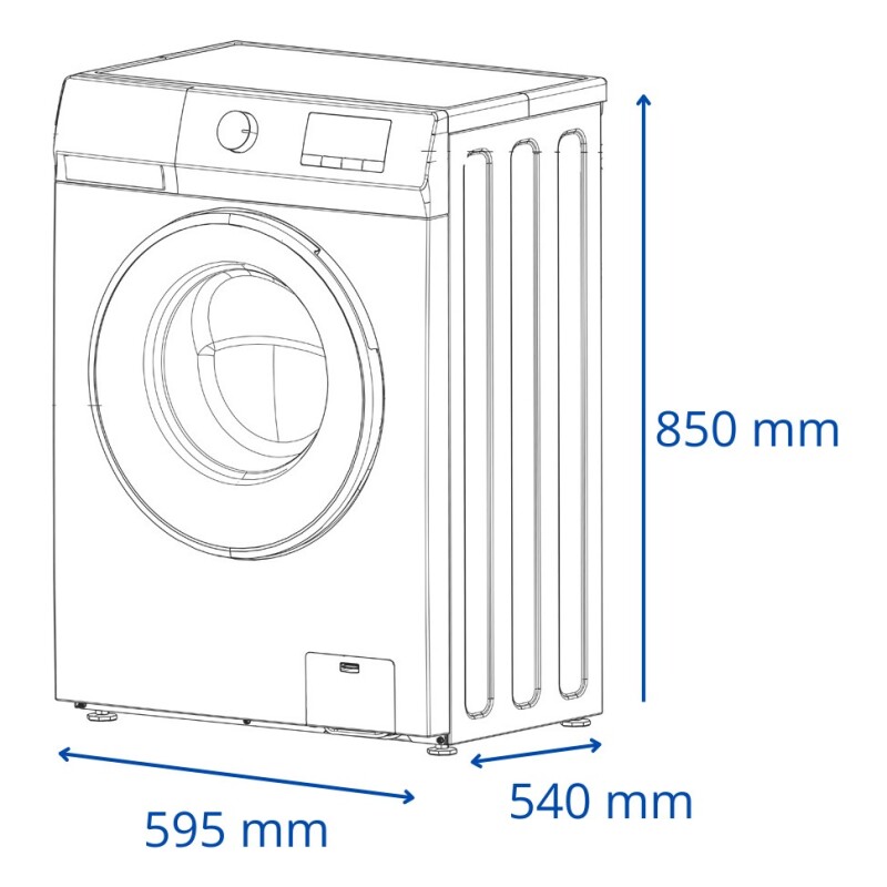 Lavarropas James Inverter Lr 8140 Inv Blanco 8kg Lavarropas James Inverter Lr 8140 Inv Blanco 8kg