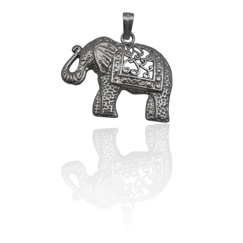 Dije Colgante Elefante-Plata 925-Sin Piedra-CP3431 Sinpiedra