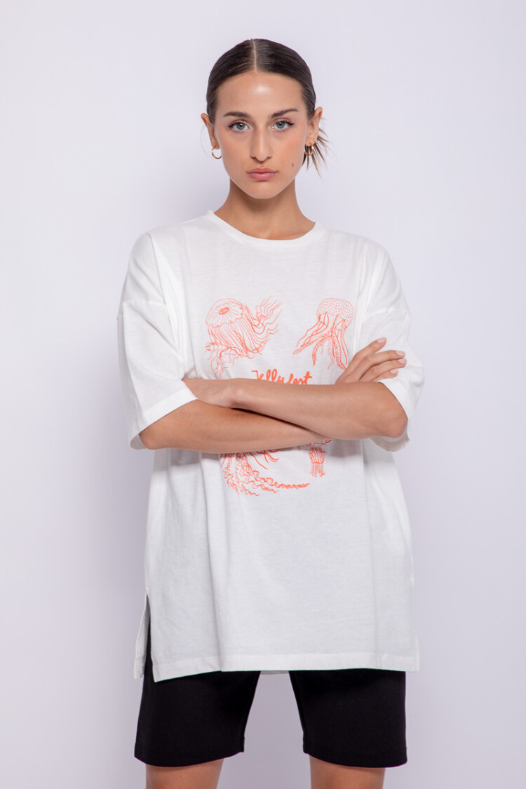 REMERA JELLYFEST Crudo