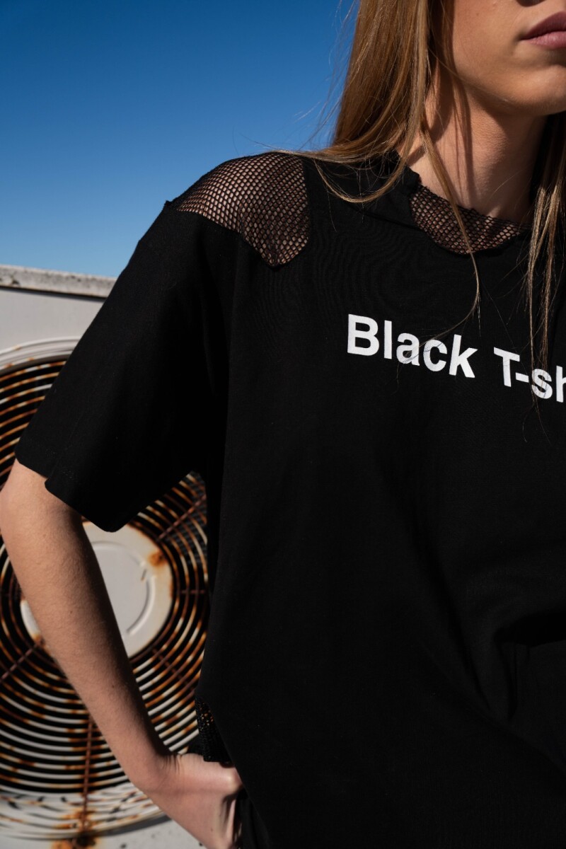 Remera Black T-shirt Negro