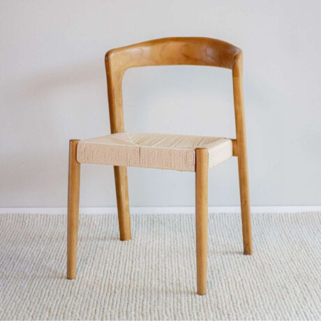 Silla Curvature Madera y Fibra