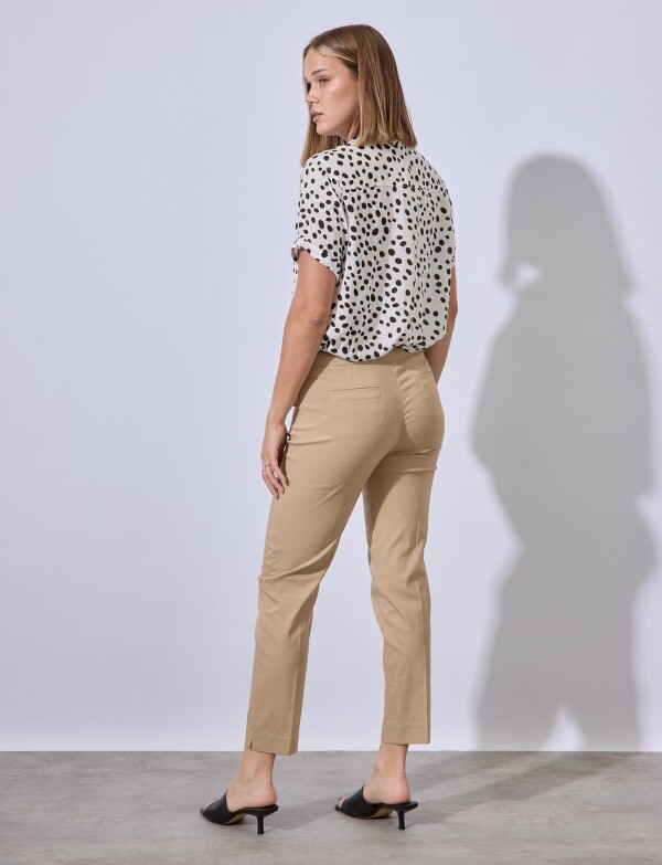 Pantalon Recto Modelador BEIGE