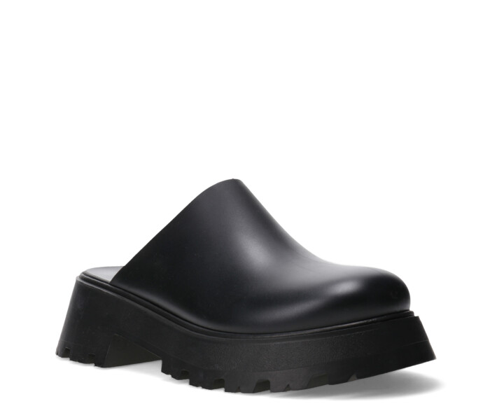 Zuecos de Mujer Miss Carol LIA con plataforma de goma Negro