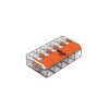 CONECTOR/EMPALME RAPIDO WAGO 221-415 - 0,5 A 4MM2 - 5 CONEX CONECTOR/EMPALME RAPIDO WAGO 221-415 - 0,5 A 4MM2 - 5 CONEX