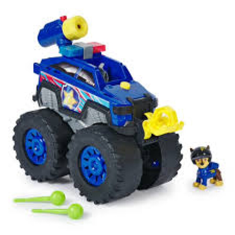 Paw Patrol: Rescue Wheels Chase's Power Haulin' Cruiser, camión de juguete con lanzador Paw Patrol: Rescue Wheels Chase's Power Haulin' Cruiser, camión de juguete con lanzador