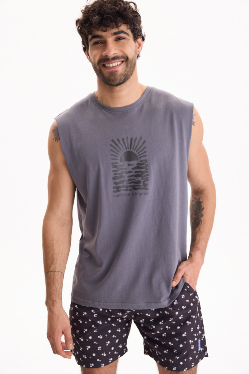 Remera Sunrise Gris