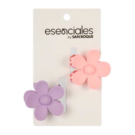 Pinza de Pelo Esenciales by San Roque Rosada y Violeta Pinza de Pelo Esenciales by San Roque Rosada y Violeta