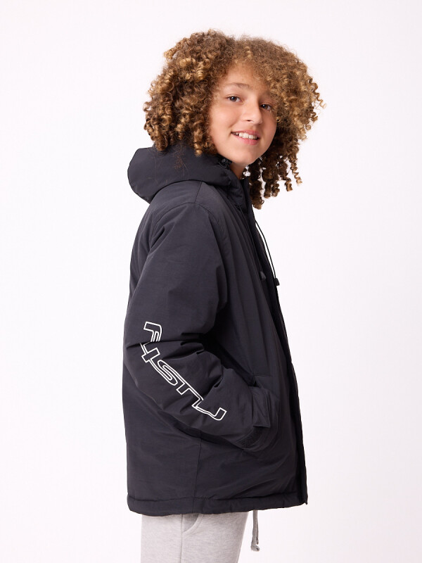 CAMPERA BANDUM TEEN RUSTY Negro
