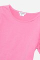 Remera con broderie FUCSIA