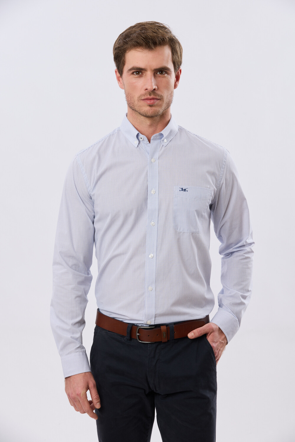 CAMISA CUADROS Azul