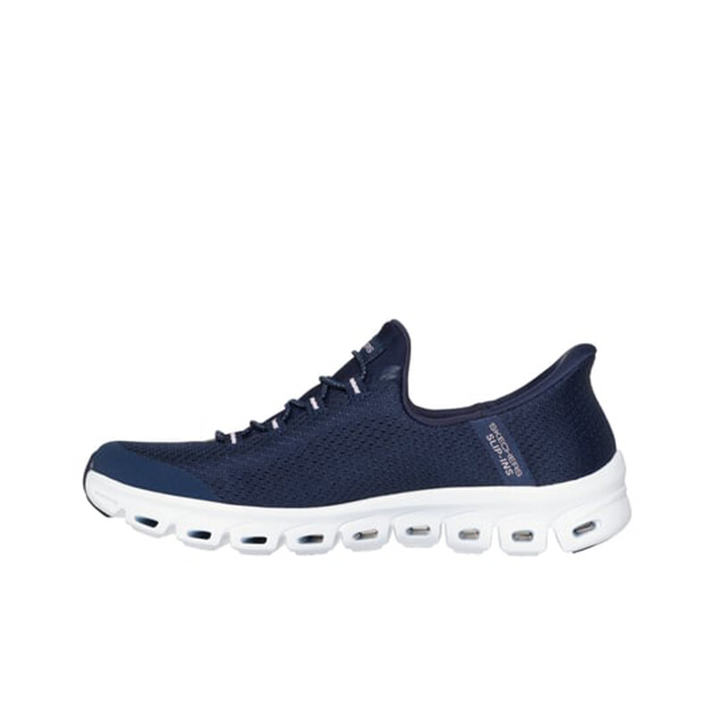 Championes Slip-Ins Mesh Bungee Azul