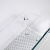 ORGANIZADOR RECT ACRIL TRANSP 23X8X5CM Unica