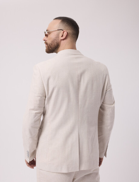 Saco lino rayado Saco lino rayado