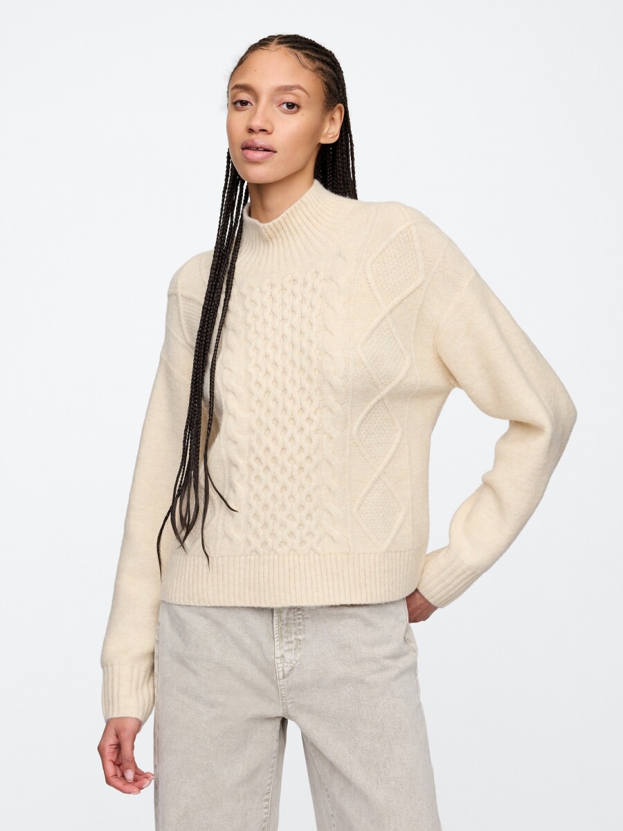 Buzo Polera Ochos Mujer - Birch 